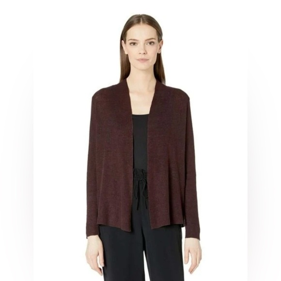⭐️ SLASH SUMMER SALE! ⭐️ NWOT EILEEN FISHER Italian Yarn Cardigan Sz XS - Picture 1 of 9